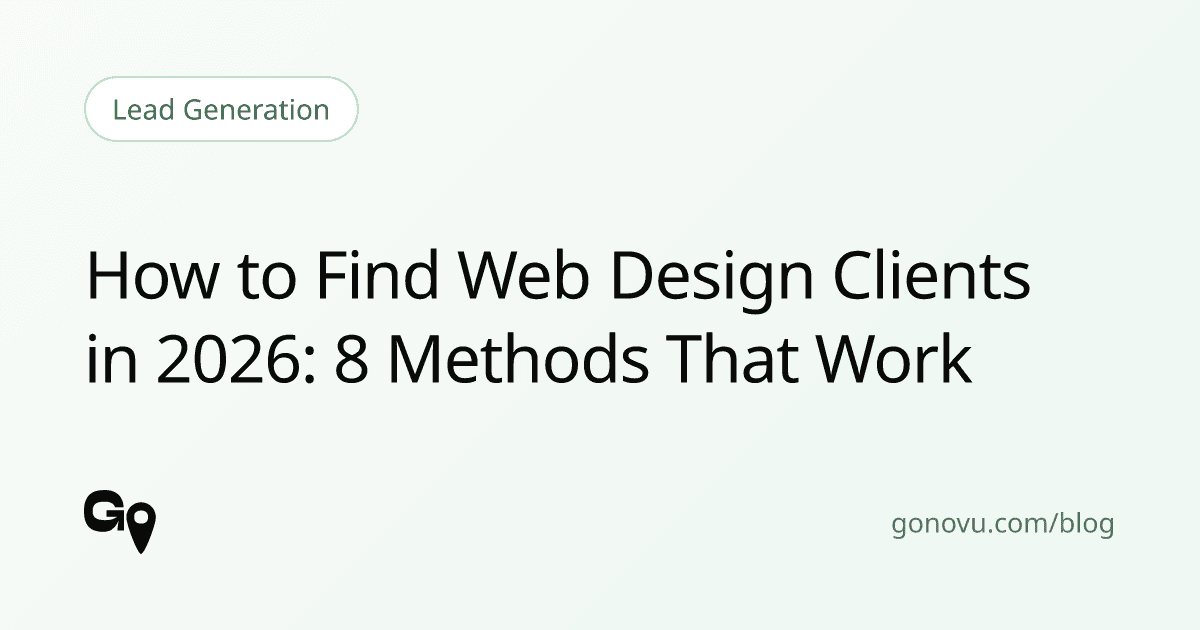 How to Find Web Design Clients in 2026: 8 Methods That Work